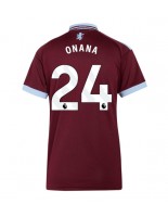 Aston Villa Amadou Onana #24 Domácí Dres pro Dámské 2026-27 Krátký Rukáv